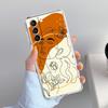 Чехол для телефона Samsung Galaxy S26 S25 S24 S23 S22 Ultra S20 S21 FE 5G Plus Мягкий прозрачный чехол Линейная графика