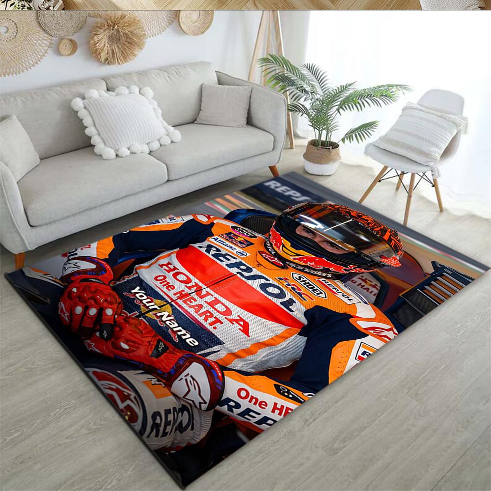 Marc Mrquez Customized Name Floor Mat Design For Kitchen Entryway Dormitory Living Rooms Antislip Carpet Decorate Offices Spiritual Gift