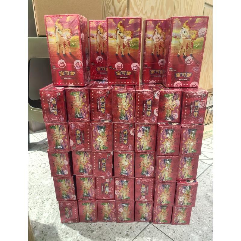 Cards Genuine Trading PTCG Simplified Chinese Zhu&Purple Gem Bag VOL.4 Booster Pack Box Child Gift