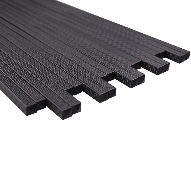 1Pair Black Bamboo Chopsticks Healthy Chinese Chopsticks Reusable Sushi Gift