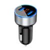 Car Charger Dual Usb 3.1A Adapter Led Voltmeter Display For Iphone Samsung