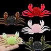 10CM/16.5G Slow Sinking Soft Crab Lure Long Casting Bionic Crab Bait Colorful PVC Artificial Bait Saltwater Freshwater Fishing Accessories