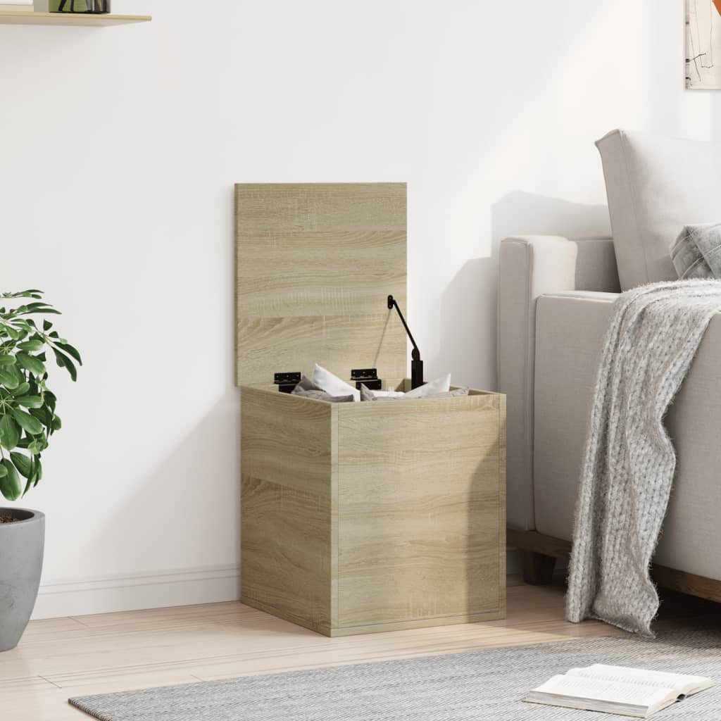 Sonoma Oak Storage Chest 40 x 42 x 46 cm Particleboard