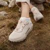 FILA Abrasion Resistant Low top Outdoor Shoes Women's Cream Puff Powder A12W431206FPP