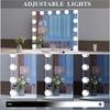 BEAUTME Makeup Actress Makeup Popular Hollywood 10x Magnifying Adjustable Actress Wall Hanging White Mirror, Mirror, Mirror, Mirror, Brightness,