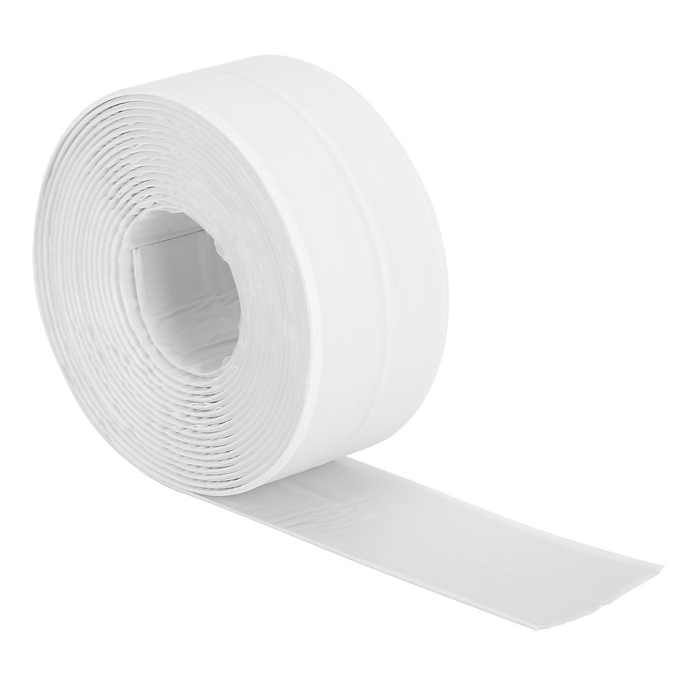 38mm Household White Self Adhesive Mildewproof Waterproof Wall Sealing Strip Tape for Bathroom