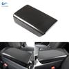 For Tesla Model 3 Y Car Interior Center Console Control Armrest Storage Box Cover Trim Accessories ABS Carbon Fiber