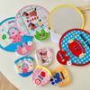 4Pcs Cute Foldable Round Fans Mini Cool Fan Portable Hand Fan  Kids Gift