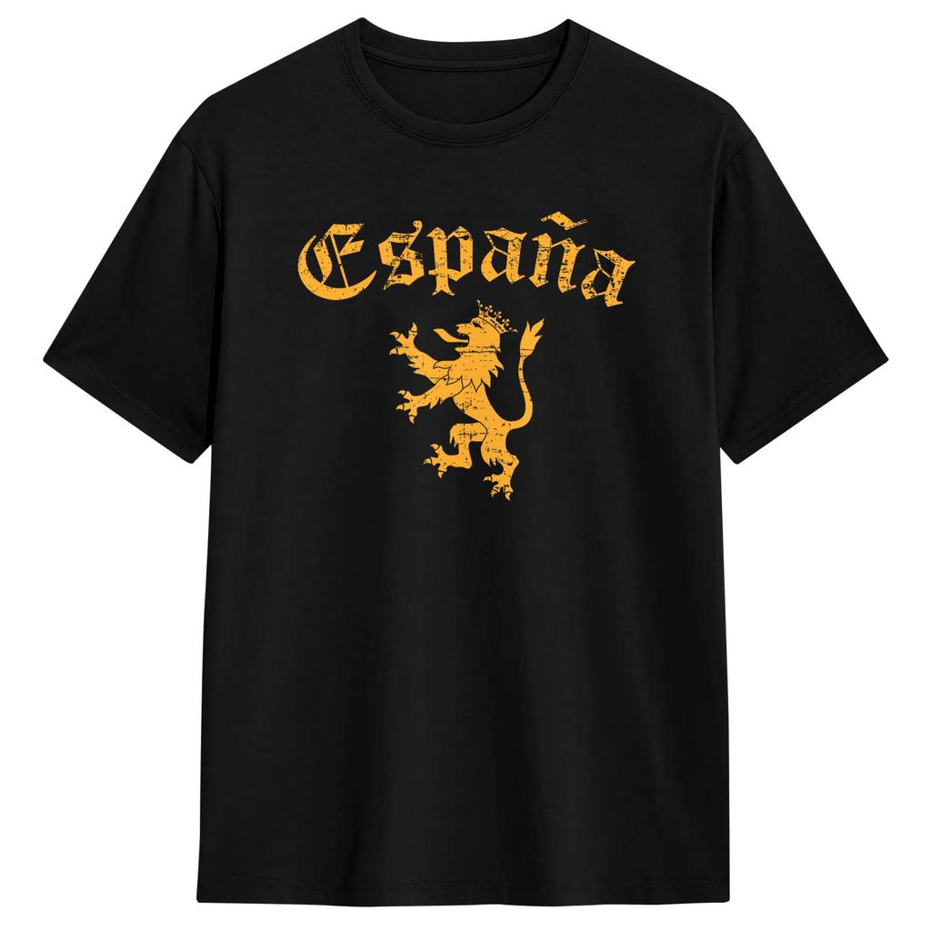 Powerful Spanish Bull with National Flag TShirt Unisexs Y2K Retro TShirts Summer ONeck Harajuku Tee Shirt Oversized Clothes