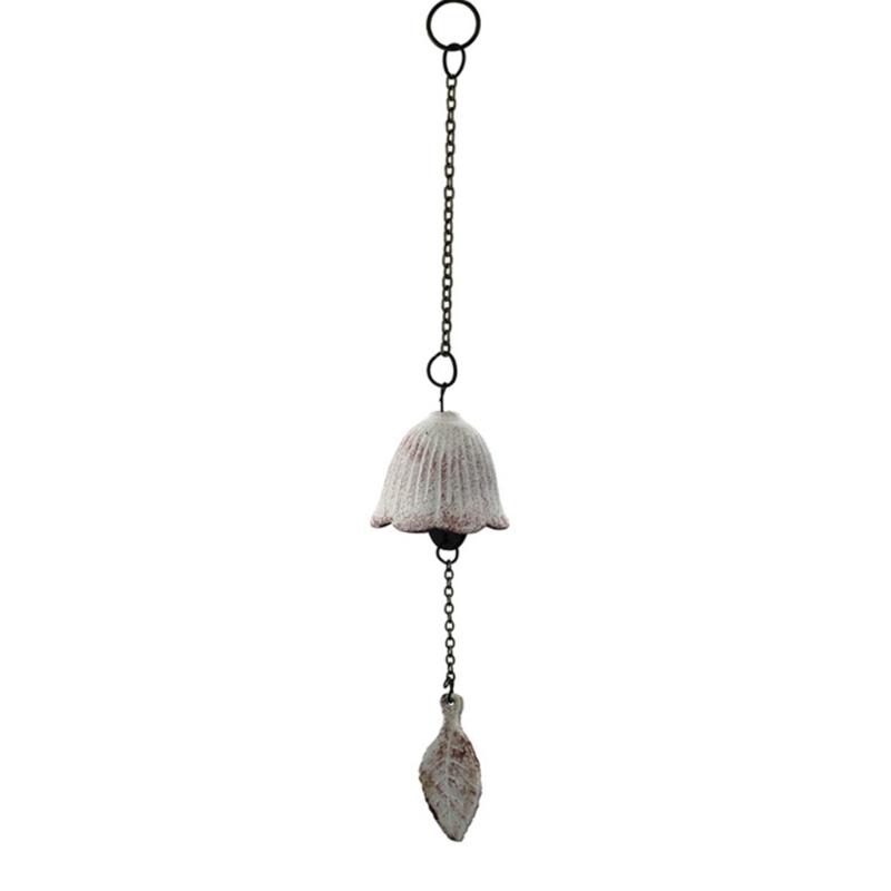 Японские железные ветряные колокольчики в деревенском стиле, ручная работа, легко повесить, успокаивающая мелодия, украшения для сада, подвесные украшения для улицы