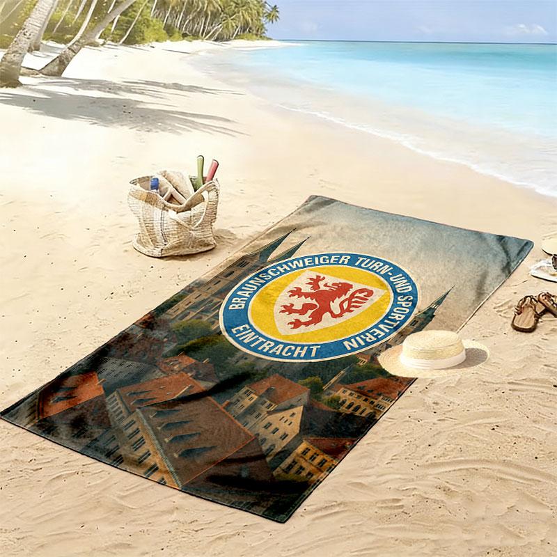 Eintracht Soul Print Beach Towel, Large Soft Quick Dry Towel for Beach Camping Swimming