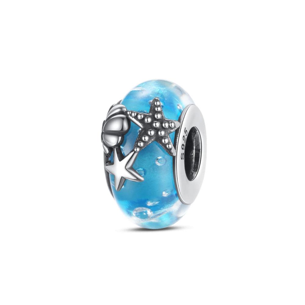 Copper Firefly Pendant Dangle Charm Moon Star Bead Fit Original Bracelet For Women Diy Fashion Jewelry Making