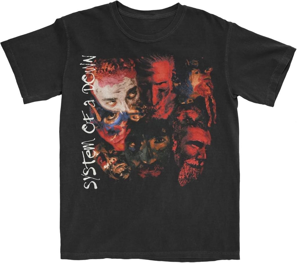 Унисекс-футболка Standard Painted Faces от System Of A Down для взрослых