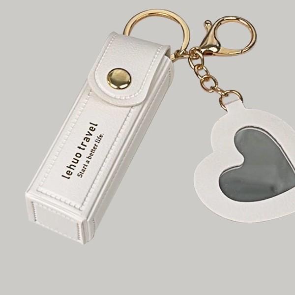 Компактная сумка-брелок для бальзама для губ и помады, маленькая монетница и мини-органайзер для макияжа