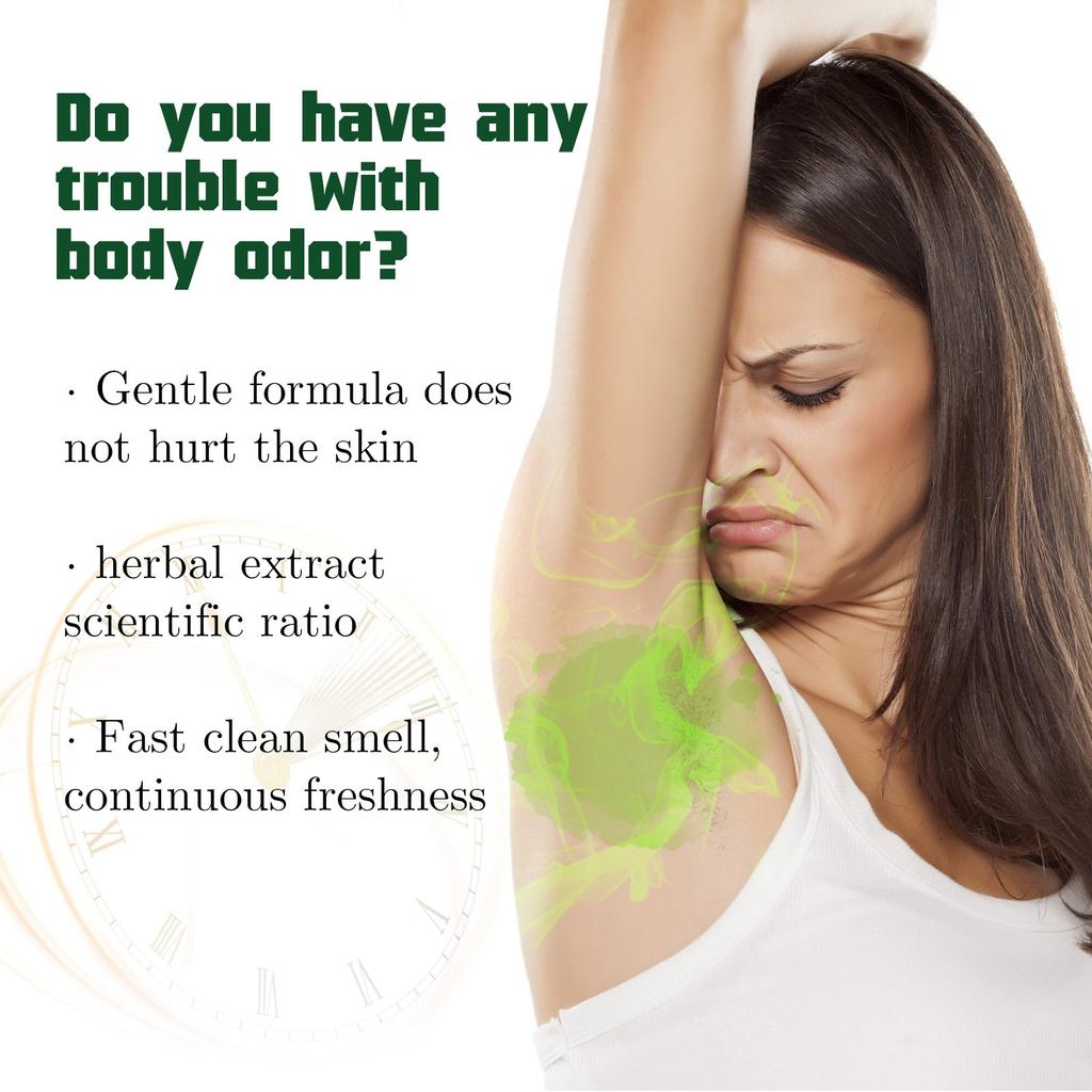 Body Care Cream Cleans Body Sweat Armpit Odor Light Refreshing Cream