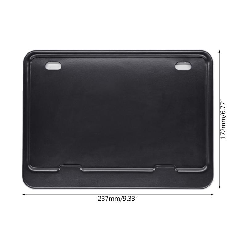 Рамка номерного знака, держатель для мотоциклетных бирок, черный сверхпрочный алюминиевый кронштейн, универсальный для мотоцикла, скутера ATV