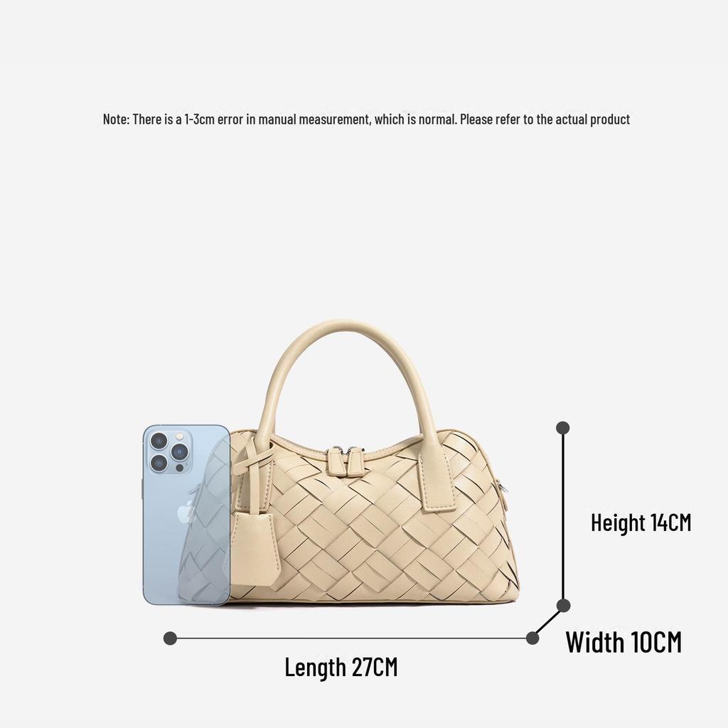 2025 Женская сумка через плечо из кожи ручной работы - Большая вместительная сумка-мессенджер подмышкой