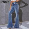 Женские модные повседневные брюки и капри JPNTKY однотонные с принтом