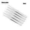 Set Straight Elbow Fish Plants Eyebrow Clip Phone Repair Tools Stainless Steel Tweezers Pliers Tool