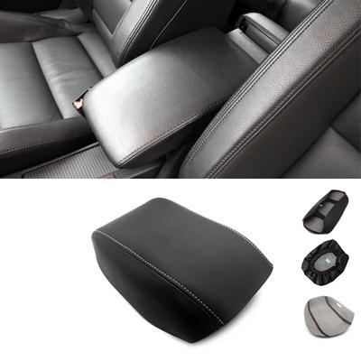Мягкий кожаный чехол на подлокотник для VW Golf 6 MK6 2010 2011 2012 2013, центральный подлокотник для салона автомобиля, накладка на кожный покров, наклейка, отделка