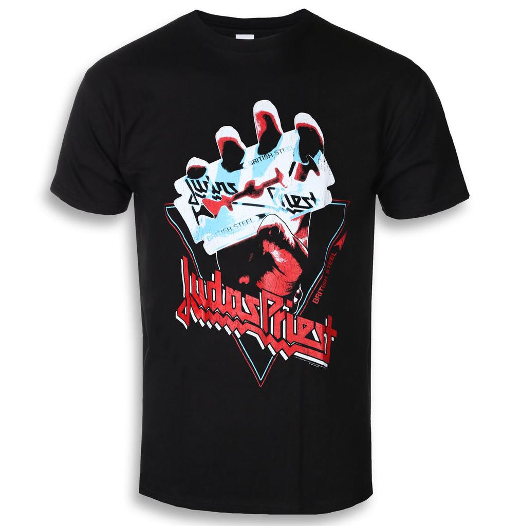 Judas Priest Band Graphic Cotton Tshirt Unisex Summer Short Sleeve Fashion Brand Tee Luxury Casual Vintage Retro Top