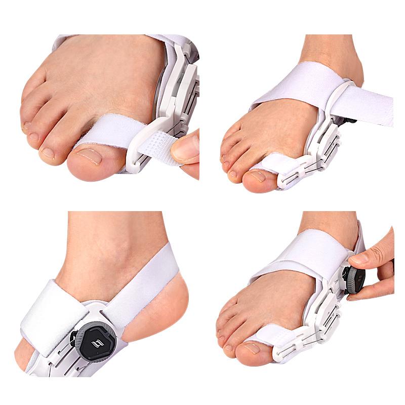 Bunion Corrector Unisex Foot Hallux Valgus Braces Rotatable Toe Separator Straightener Adjustable Pedicure Finger Toe Corrector