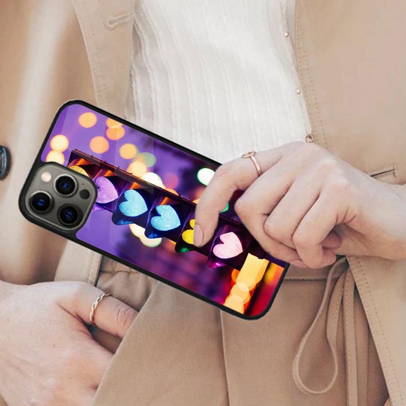 Cute Heart Magnetic Phone Case For APPLE iPhone 17 Air 16 14 13 12 Pro Max 15 Plus Wireless Charge With MagSafe Cover