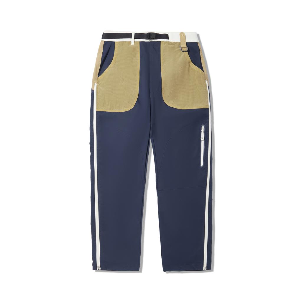 Серия коллаборации Li Ning X CHUMS Свободные Удобные Универсальные Спортивные Брюки Мужские Брюки Темно-синие AYKV427-2