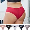3PCS/Set Women's Cotton Panties Sexy Lingerie Underwear M-3XL Bikini Thongs Panties For Woman Plus Size Female Briefs
