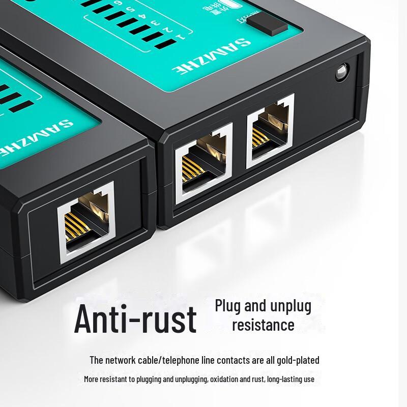 Многофункциональный сетевой кабельный тестер Shanze для компьютерных и телефонных линий