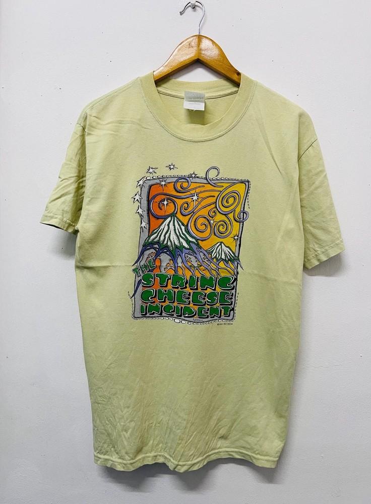 The String Cheese Incident Группа Дай Мне Руку Желтая S-5XL Футболка HL227 Унисекс Футболка