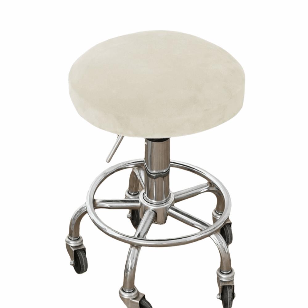 Breathable Bar Round Stool Cover Thickened Swivel Chair Cover Chair Seat Slipcovers Home Decor