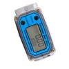 Mini Digital Turbine Flowmeter Diesel Fuel Flow Meter 10‑200L 1  NPT