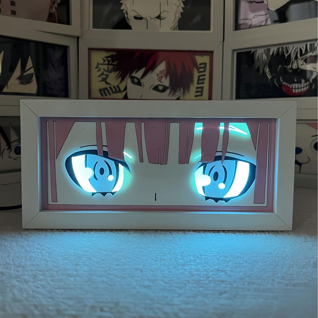 Attack Titan MDF Wood Frame LED Night Light Anime Paper Cut Lightbox for Bedroom Decoration Drop Shipping 5V Input Voltage