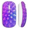 Wireless Mouse - MANIACASE - Purple Shape - Ergonomic Design - USB Wifi Dongle - Compatible Mac and PC