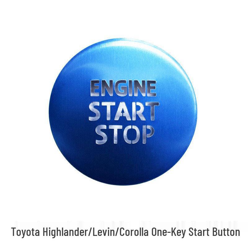 Металлическая наклейка на кнопку центральной консоли для Toyota Corolla 2022-2024