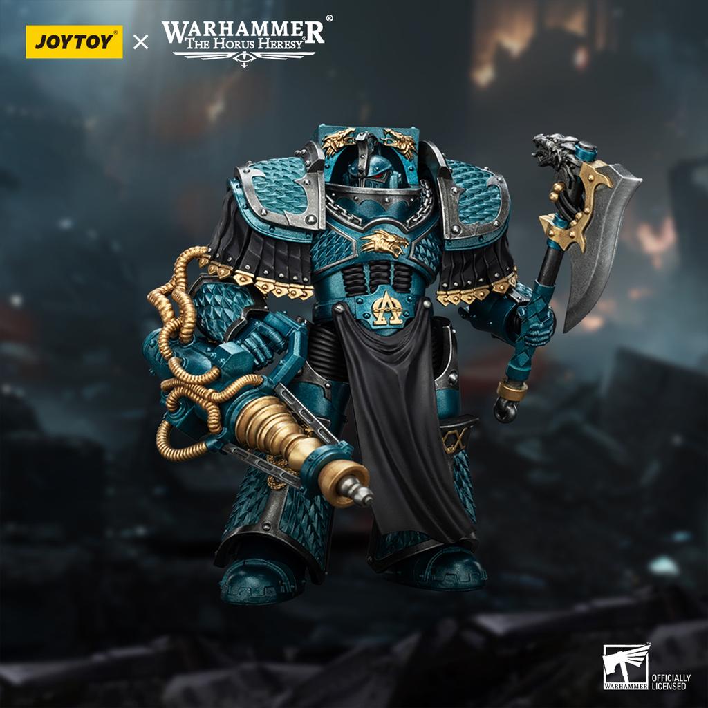 [В НАЛИЧИИ] JOYTOY Warhammer 40K 1/18 Подвижная фигурка Альфа Легион Лернейский Терминатор Пушка Конверсионного Луча Аниме фигурки Игрушки