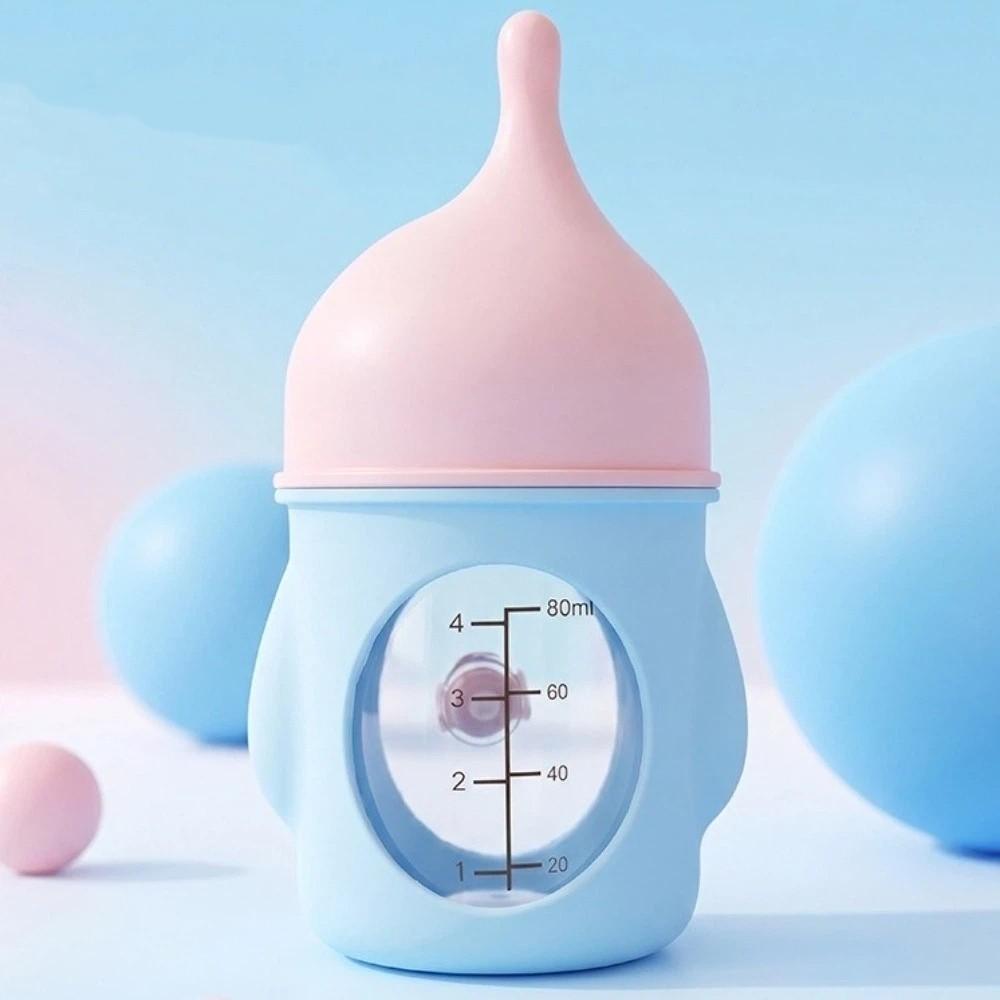 Visible Scale Cat Feeding Bottle Silicone Nipple Pet Feeding Bottle Newborn Kittens