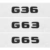 QGP3  3D Letters Car Tail Box Emblem Rear Trunk Sticker Badge for Mercedes Benz G36 G63 G65 G200 G230 G300 G350 G500 G550 G Class