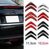 Citroen V Shape Trunk Emblem Car Rear Logo Badge For C3 C4 C5 Cactus Berlingo ABS Car Styling Accessories (8 Colors, 2 Sizes)