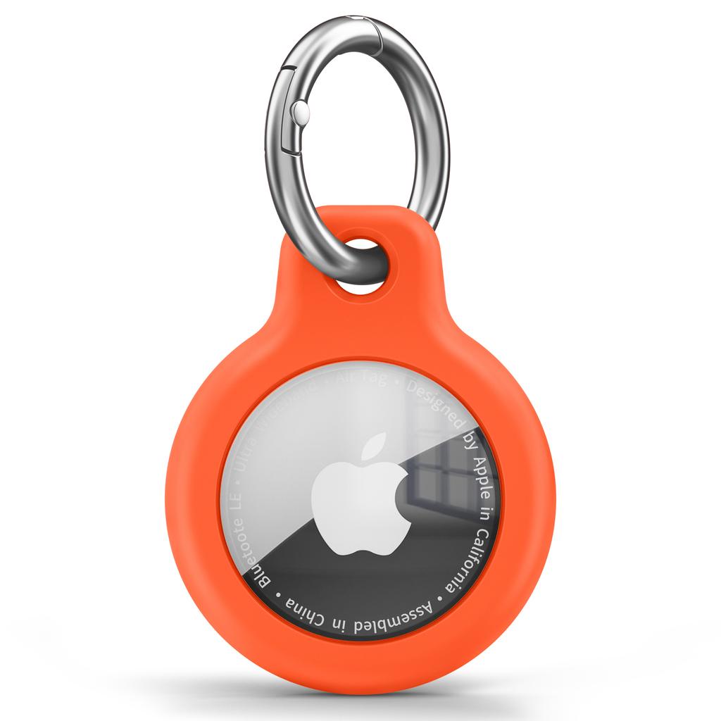TPU Cover for Apple Air Tag Holder with Keychain Protective Shell Tracker Accessories Anti-scratch Sleeve For Apple Air Tag Case 2
