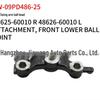 Toyota 2009 Prado Lower Control Arm Ball Joint 48625-60010R/48626-60010L Replacement
