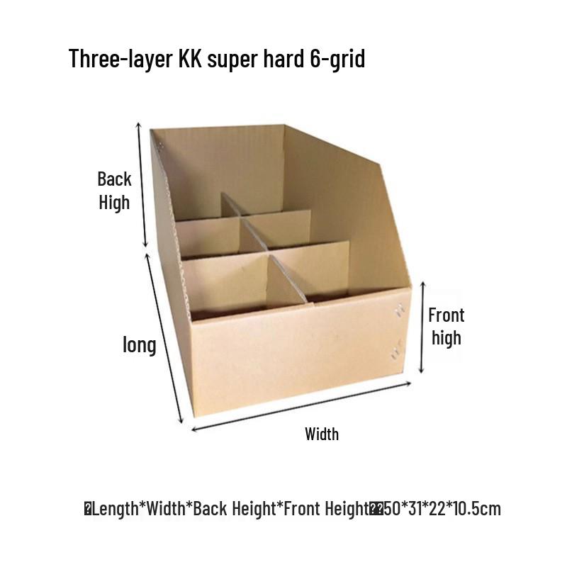 Пятислойный сверхпрочный органайзер для хранения с наклонными отделениями, идеально подходящий для склада или супермаркета.