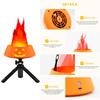 Halloween Decorations Pumpkin Flame Lamp Pumpkin Flickering Flame Lamp Long-Lasting Desktop Ornaments For Home Yard Garden