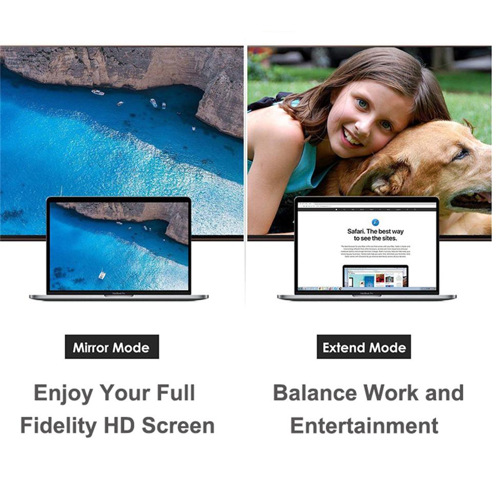 Компактный адаптер DisplayPort (папа) - HDMI (мама) для разрешения 4K