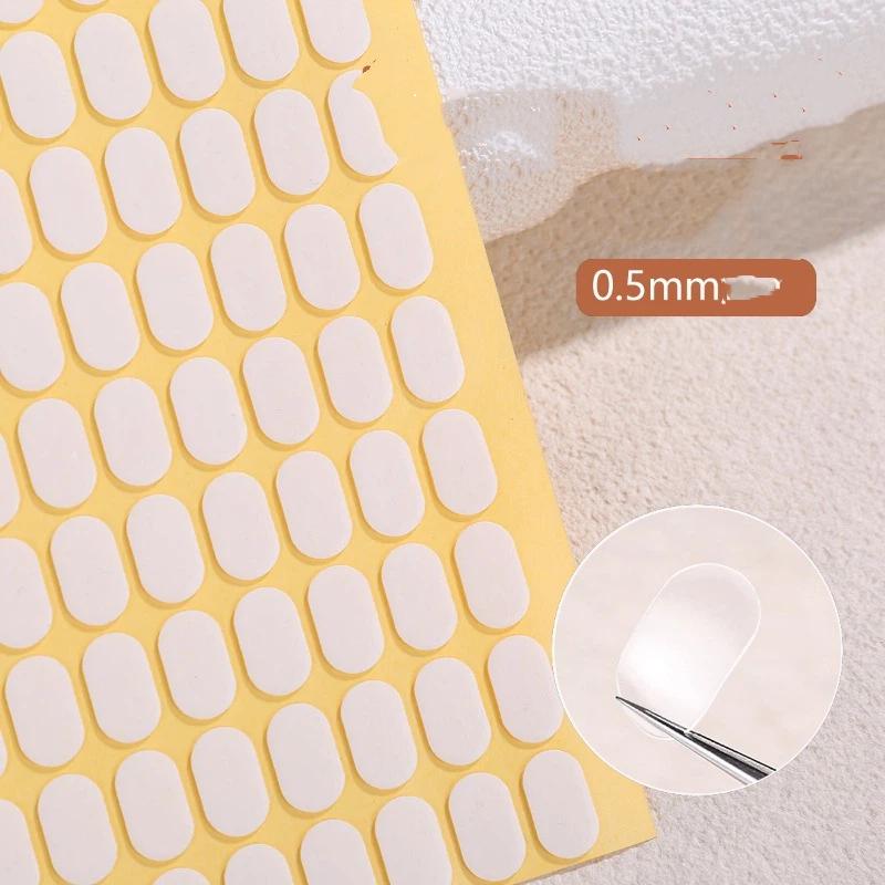 Special double-sided adhesive for nail salon Ultra-thin seamless transparent fixed nail plate practice nail salon jelly gel nail art tool
