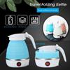 Mini Electric Kettle Foldable Kettle Silicone Portable Teapot Water Heater Outdoor Travel Home Tea Pot Water Kettle 0.6L 600W