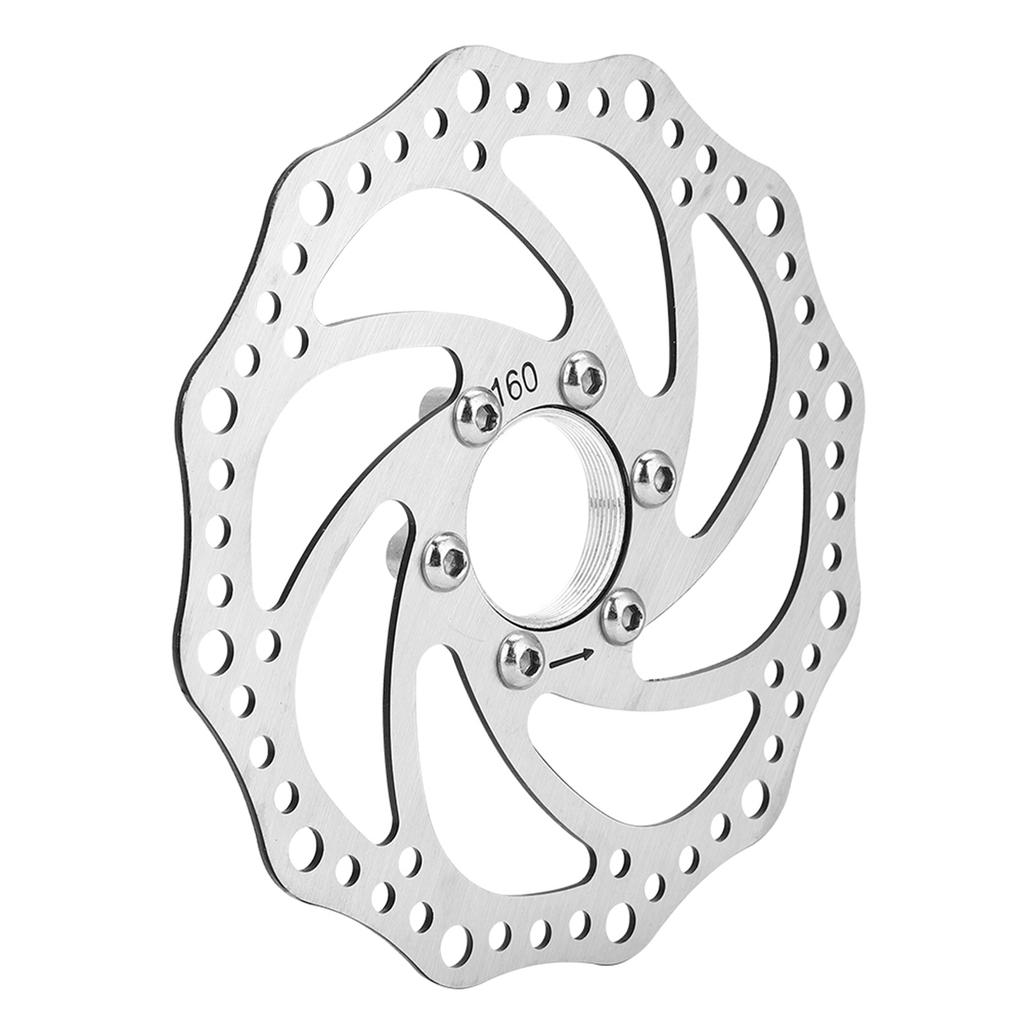 Mountain Bike 160mm Threaded Hubs Brake Disc Rotor Flange Adapter with 6 Bolts