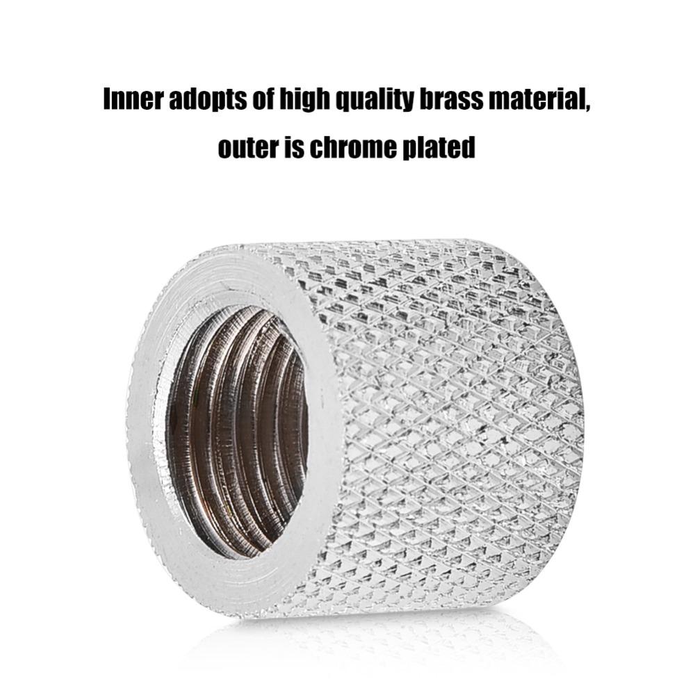 2PCS 15MM straight through Fitting Connector Female To Female Extender  Water Cooling Builds