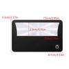 3X Magnifier Card Type Small Pocket Magnifying Glass with LED Light for Reading Observing Coin Stamps Jewelry Eye Loupe